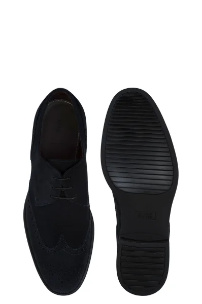 Kenth Brogue Shoes BOSS BLACK тъмносин