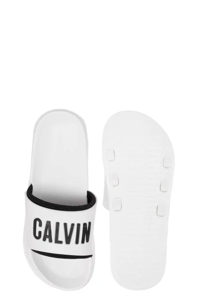 Slides Calvin Klein Swimwear бял