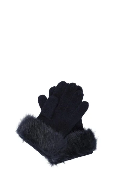 Ръкавици | с добавка вълна Trussardi тъмносин