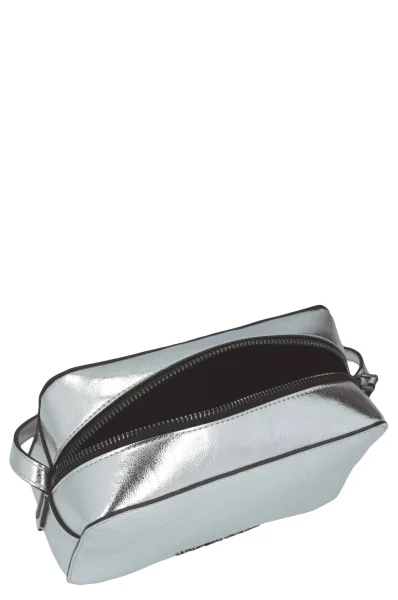 Дамска чанта за рамо Calvin Klein сребърен