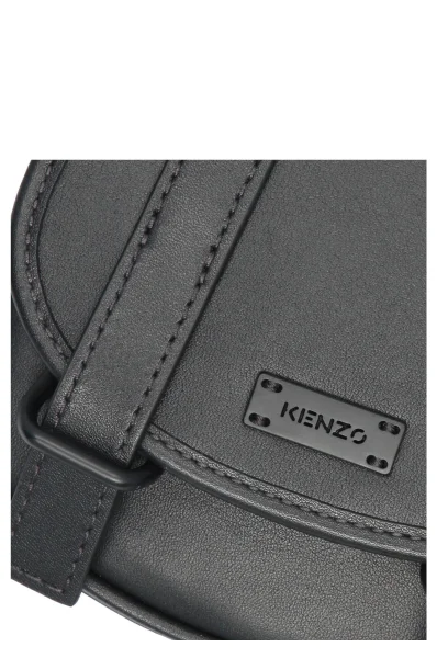 Кожена чанта за кръста / дамска чанта за рамо Kenzo черен
