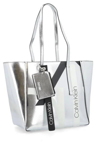 Дамска чанта Calvin Klein сребърен