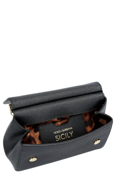 Дамска чанта за рамо Sicily Dolce & Gabbana черен