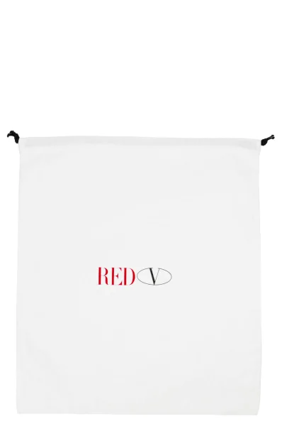 Кожена чанта за кръста Red Valentino черен