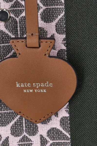 Дамска чанта + несесер с добавка кожа Kate Spade розов