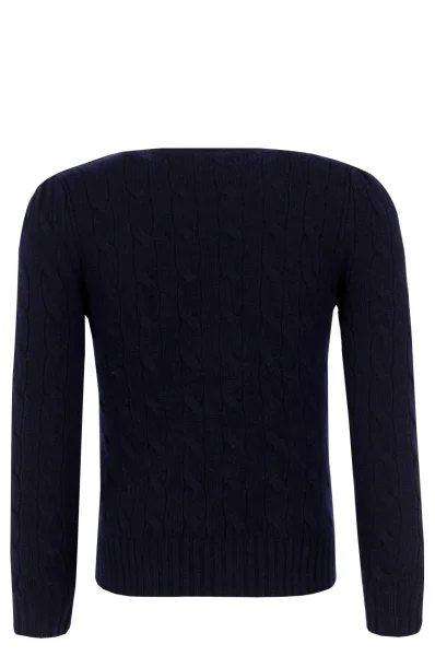 Пуловер | Regular Fit | с добавка кашмир POLO RALPH LAUREN тъмносин