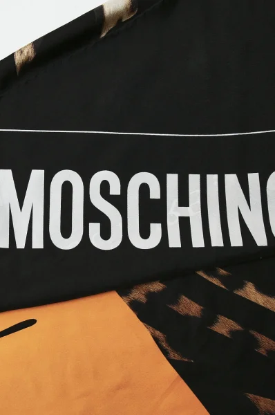 Копринена шал-кърпа Moschino кафяв