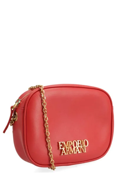Дамска чанта за рамо Emporio Armani червен