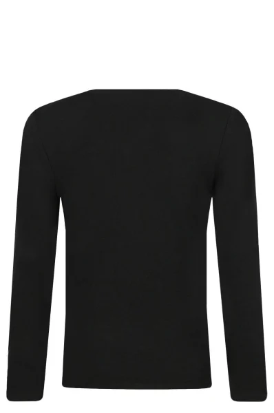 Блуза с дълъг ръкав | Regular Fit Guess черен