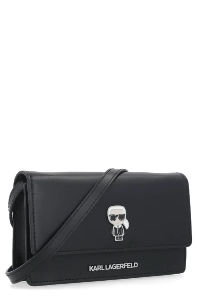 Дамска чанта за рамо K/Ikonik Pin Woc Karl Lagerfeld черен