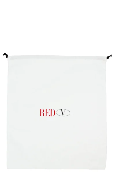 Кожен торба Red Valentino пудренорозов