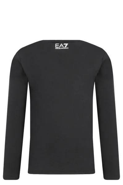 Блуза | Regular Fit EA7 черен