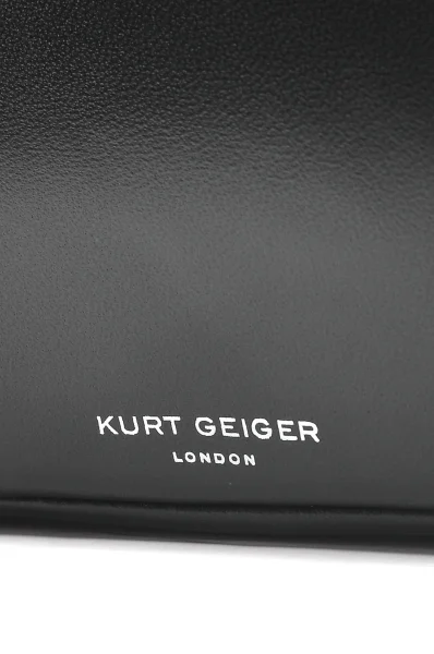 Skórzana чанта за рамо Kurt Geiger черен