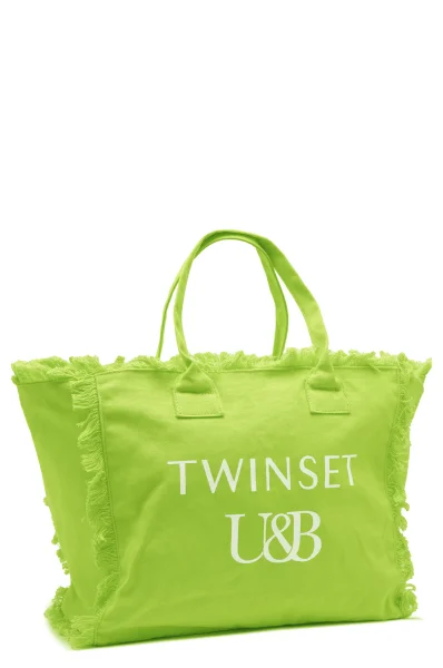 Плажна чанта Twinset U&B зелен