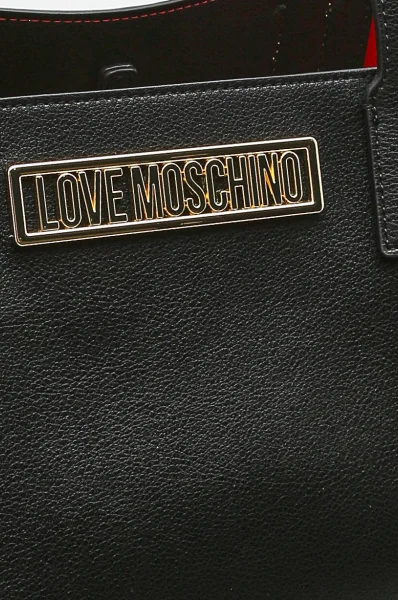 Дамска чанта + несесер Love Moschino черен