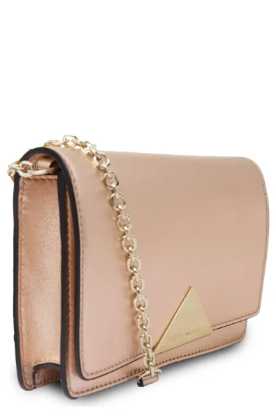 Дамска чанта за рамо Emporio Armani розово злато