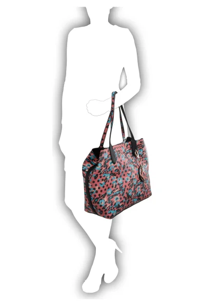 Дамска чанта + чанта-плик Versace Jeans розов