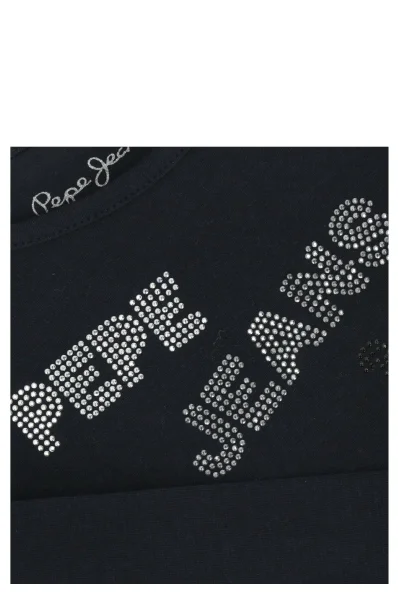 Блуза | Regular Fit Pepe Jeans London черен