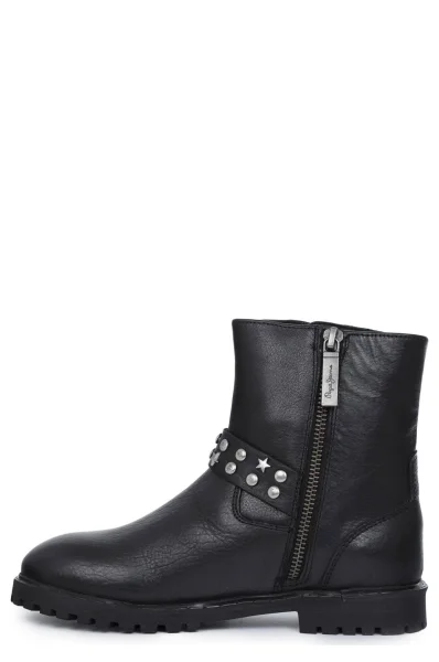Ankle boots Pepe Jeans London черен
