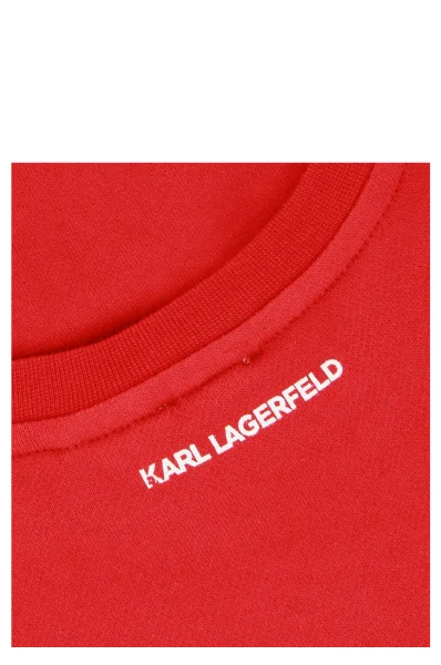 Суитчър/блуза | Regular Fit Karl Lagerfeld Kids червен