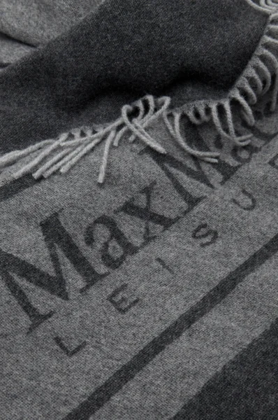 вълнен шал udente Max Mara Leisure сив
