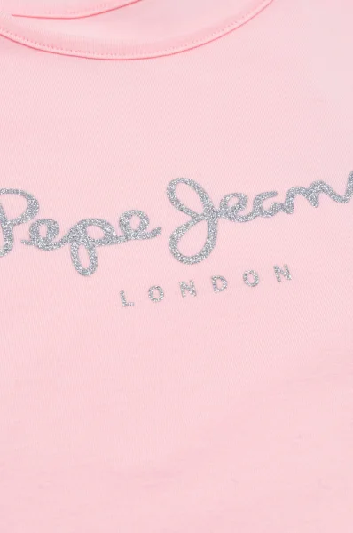 Тениска HANA | Regular Fit Pepe Jeans London пудренорозов