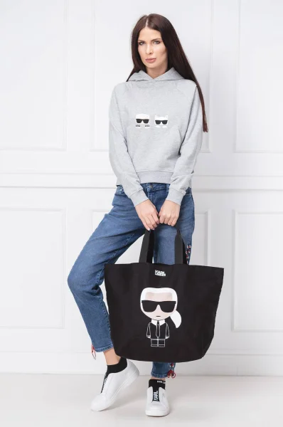 Дамска чанта K/Ikonik Karl Lagerfeld черен