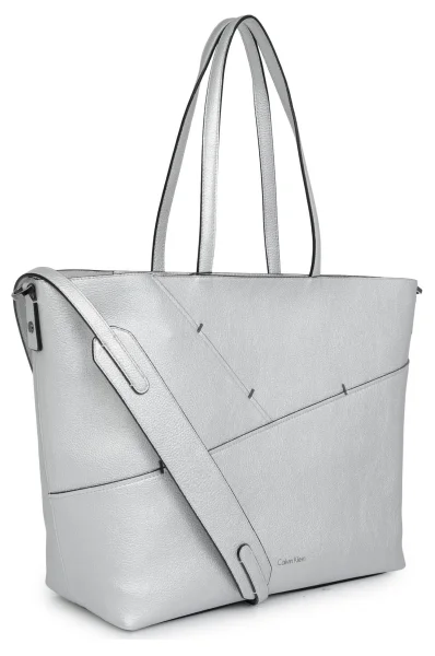 Luna shopper bag Calvin Klein сребърен