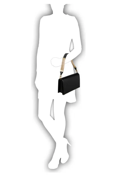 Дамска чанта за рамо Elisabetta Franchi черен