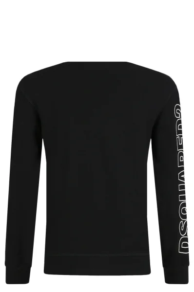 Суитчър/блуза D2S721U | Relaxed fit Dsquared2 черен
