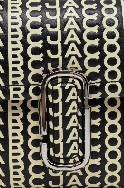 Кожена чанта за рамо THE Monogram J MARC Marc Jacobs черен