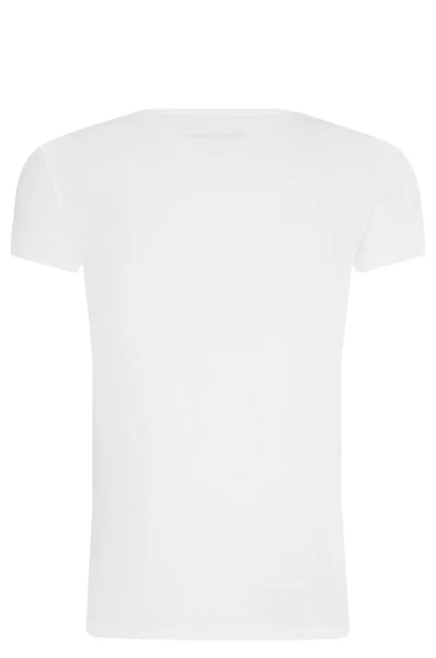 Тениска HANA GLITTER | Regular Fit Pepe Jeans London бял