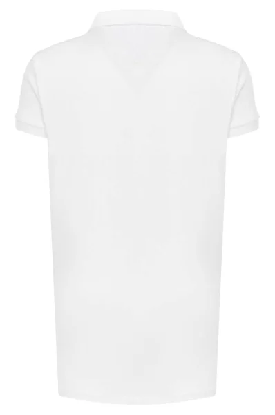 Поло/тениска с яка Ame | Regular Fit Tommy Hilfiger бял