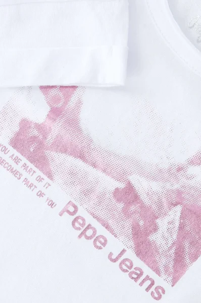 Тениска JUNE JR | Regular Fit Pepe Jeans London бял