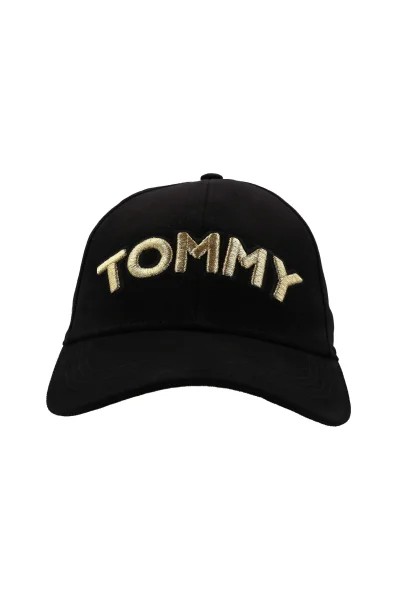 Бейзболна шапка TOMMY PATCH CAP Tommy Hilfiger черен