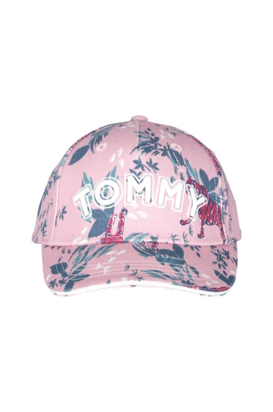 Бейзболна шапка GIRLS FLOWER PRINT CAP Tommy Hilfiger розов