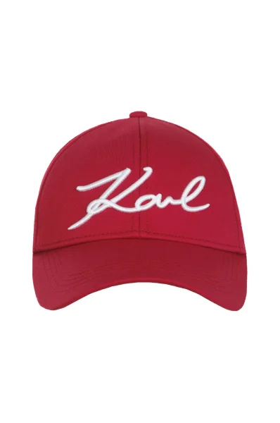 Бейзболна шапка Karl Lagerfeld червен