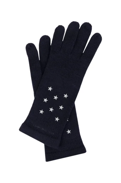 Шапка + Ръкавици Stars Tommy Hilfiger тъмносин
