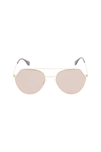 Слънчеви очила Fendi розово злато