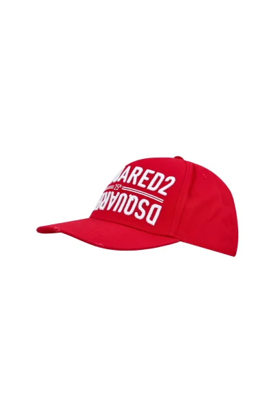 Бейзболна шапка Dsquared2 червен