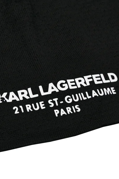 Шапка | с добавка вълна Karl Lagerfeld черен