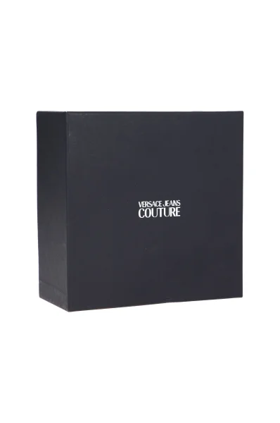 Кожен колан Versace Jeans Couture черен