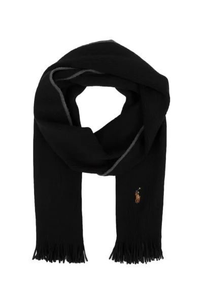 Woolen beanie + woolen scarf  POLO RALPH LAUREN черен