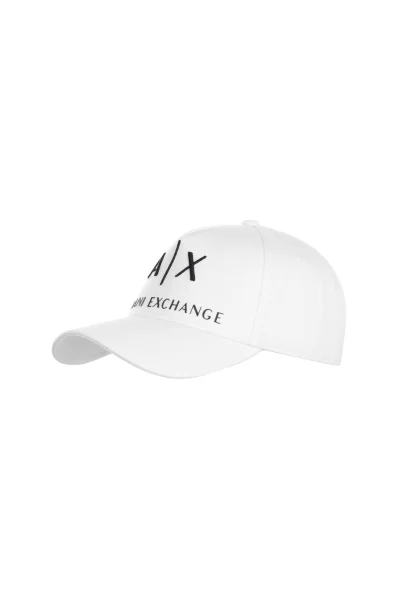 Бейзболна шапка Armani Exchange бял