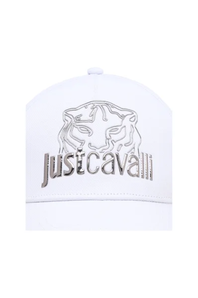 Бейзболна шапка Just Cavalli бял