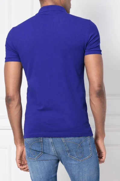 Поло/тениска с яка | Slim Fit | pique Lacoste синяметличина