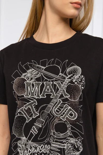 Тениска DALMAZIA | Regular Fit MAX&Co. черен