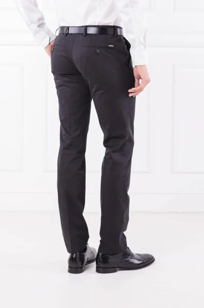 панталон stanino16-w | regular fit BOSS BLACK черен