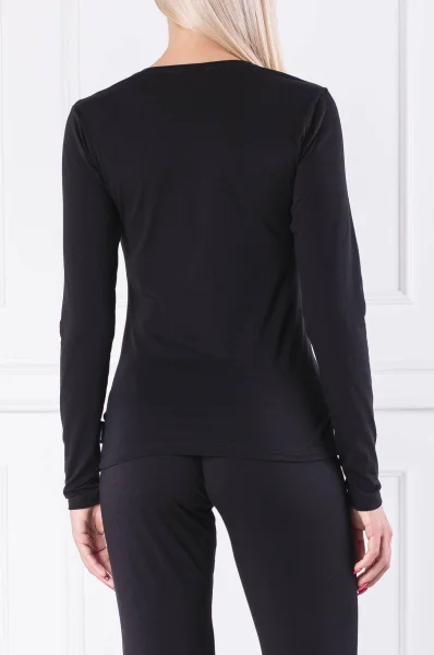 Блуза | Slim Fit Emporio Armani черен