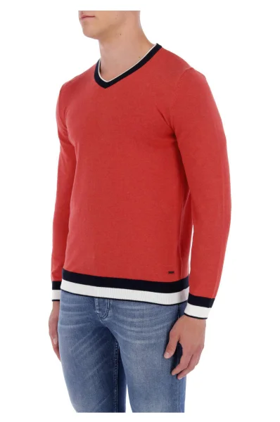 Пуловер | Regular Fit BOSS BLACK червен